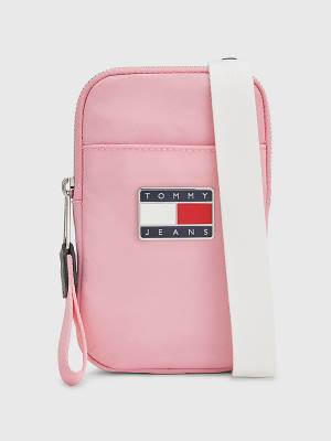 Tommy Hilfiger Recycled Phone Pouch Cüzdan Kadın Pembe | TH390WXC