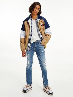 Tommy Hilfiger Scanton Slim Distressed Faded Jean Pantolon Erkek Denim | TH590AJG