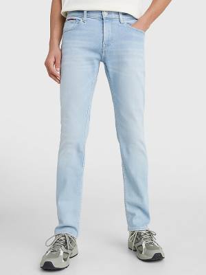 Tommy Hilfiger Scanton Slim Faded Jean Pantolon Erkek Denim | TH407SAP