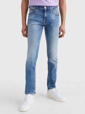 Tommy Hilfiger Scanton Slim Faded Jean Pantolon Erkek Denim | TH854WFG