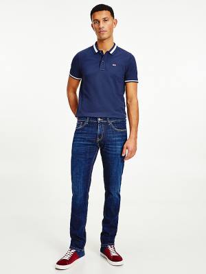 Tommy Hilfiger Scanton Slim Recycled Pamuklu Jean Pantolon Erkek Denim | TH127NZD