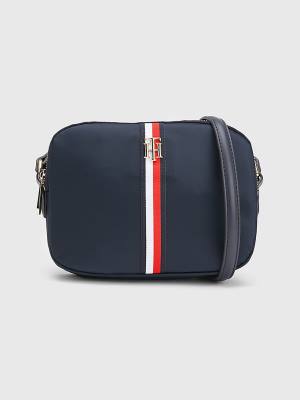 Tommy Hilfiger Signature Crossover Çanta Kadın Mavi | TH712VAW