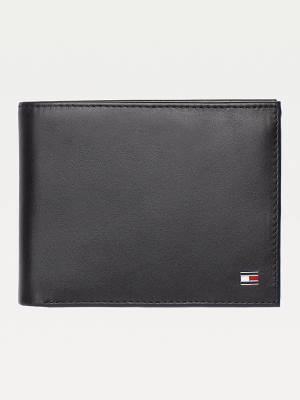 Tommy Hilfiger Signature Stripe Trifold Cüzdan Erkek Siyah | TH328XRJ