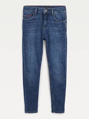 Tommy Hilfiger Simon Skinny Faded Hemp Jean Pantolon Erkek Çocuk Denim | TH368EVP