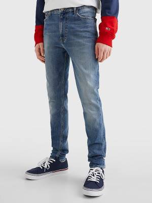 Tommy Hilfiger Simon Skinny Faded Jean Pantolon Erkek Denim | TH293DVB