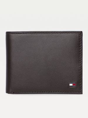 Tommy Hilfiger Small Embossed Bifold Cüzdan Erkek Kahverengi | TH190VDQ