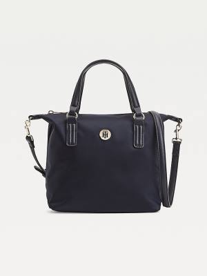 Tommy Hilfiger Small Recycled Tote Çanta Kadın Mavi | TH765SWR