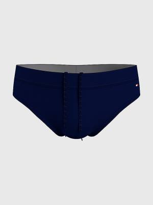 Tommy Hilfiger Solid Colour Briefs Mayo Erkek Mavi | TH687ACZ