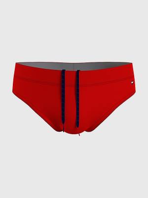 Tommy Hilfiger Solid Colour Briefs Mayo Erkek Kırmızı | TH859IYO