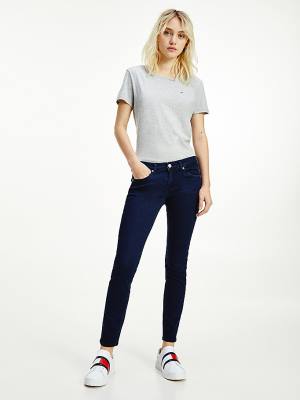 Tommy Hilfiger Sophie Low Rise Skinny Fit Jean Pantolon Kadın Denim | TH435CFY