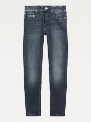 Tommy Hilfiger Spencer Skinny Faded Jean Pantolon Erkek Çocuk Denim | TH946BWY