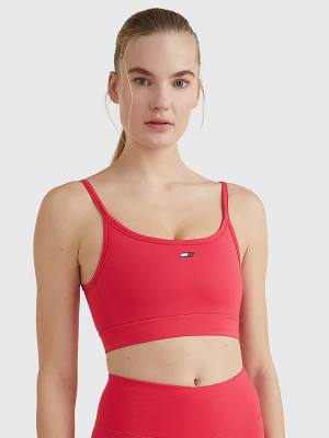 Tommy Hilfiger Spor Low Support Bra İç Giyim Kadın Pembe | TH658OLA