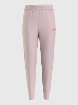 Tommy Hilfiger Spor Relaxed Fit Joggers Pantolon Kadın Pembe | TH923GVX