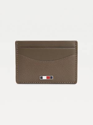 Tommy Hilfiger TH Business Small Deri Card Holder Cüzdan Erkek Kahverengi | TH365BPL