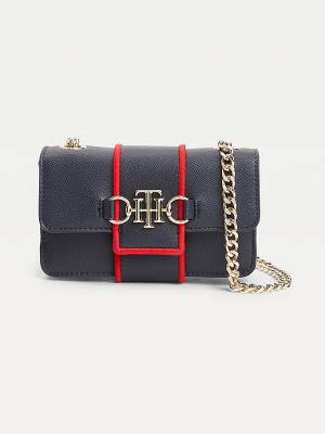 Tommy Hilfiger TH Club Small Crossover Çanta Kadın Mavi | TH926JKB