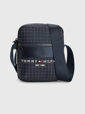 Tommy Hilfiger TH Established Small Reporter Çanta Erkek Mavi | TH250DCS