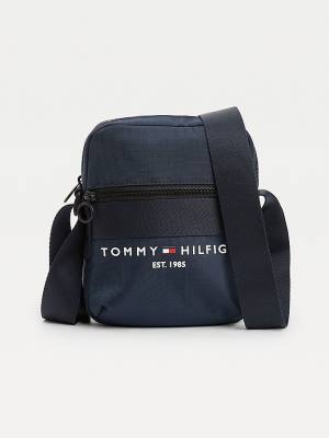 Tommy Hilfiger TH Established Small Reporter Çanta Erkek Mavi | TH619TGJ