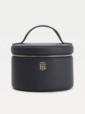 Tommy Hilfiger TH Interlock Vanity Case Çanta Kadın Mavi | TH805ROW