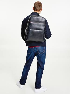 Tommy Hilfiger TH Tech Commuter Backpack Çanta Erkek Siyah | TH398HUX