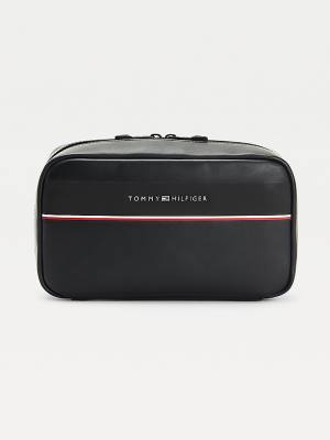 Tommy Hilfiger TH Tech Commuter Recycled Pouch Çanta Erkek Siyah | TH975FSL