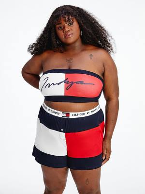 Tommy Hilfiger TOMMYXINDYA Curve Bandeau İç Giyim Kadın Mavi | TH382VQN