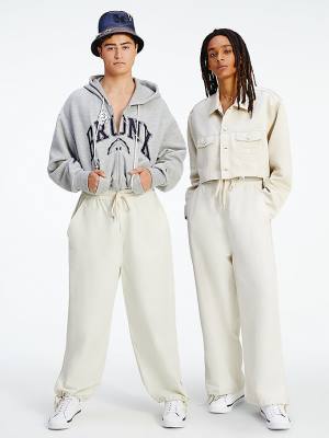 Tommy Hilfiger TOMMYXINDYA Lounge Trousers Pijama Kadın Bej Rengi | TH397HEX