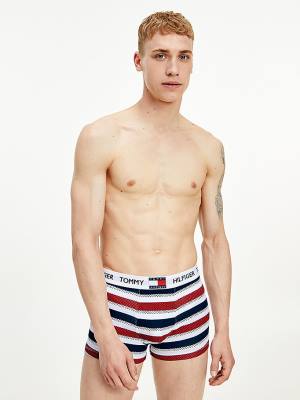 Tommy Hilfiger Tommy 85 Stretch Pamuklu Logo Trunks İç Giyim Erkek Bej Rengi | TH608SJY