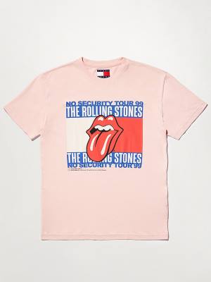 Tommy Hilfiger Tommy Revisited Rolling Stones Tişört Erkek Pembe | TH157ZYA