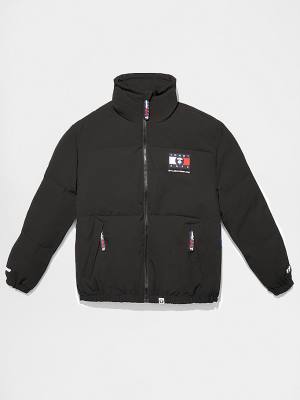 Tommy Hilfiger Tommy X AAPE Exclusive Puffer Ceket Erkek Siyah | TH850KTJ