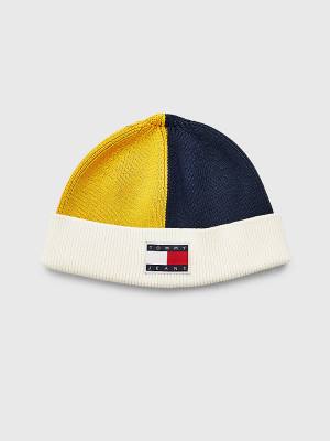 Tommy Hilfiger Travel Kısa Pamuklu Beanie Şapka Erkek Mavi | TH726CMI