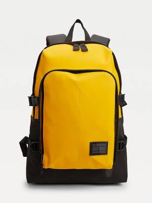 Tommy Hilfiger Urban Tommy Badge Backpack Çanta Erkek Sarı | TH768WYS