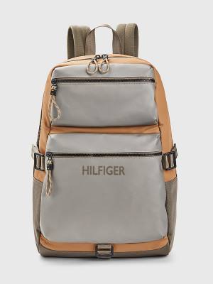 Tommy Hilfiger Utility Backpack Çanta Erkek Haki | TH790CHT