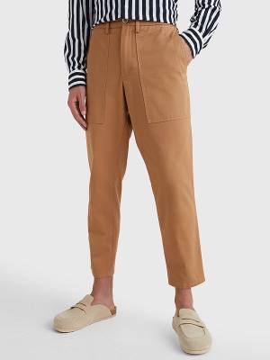 Tommy Hilfiger Utility Relaxed Fit Pantolon Erkek Kahverengi | TH846LCS