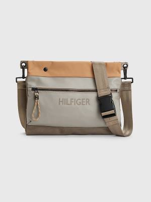 Tommy Hilfiger Utility Small Messenger Çanta Erkek Haki | TH678UDL