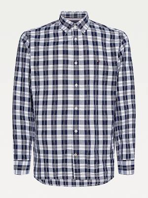 Tommy Hilfiger Woven Check Regular Fit Gömlek Erkek Mavi | TH614QHA