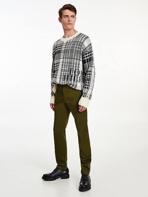 Tommy Hilfiger 1985 Essential Bleecker Slim Fit Chinos Pantolon Erkek Kahverengi | TH678MLV