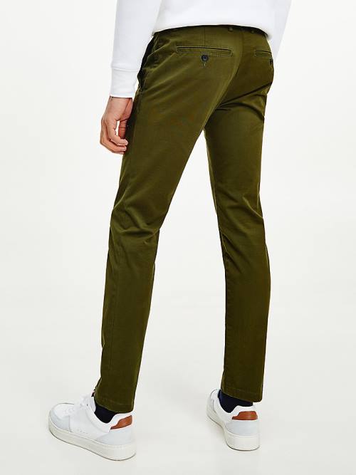 Tommy Hilfiger 1985 Essential Bleecker Slim Fit Chinos Pantolon Erkek Kahverengi | TH678MLV