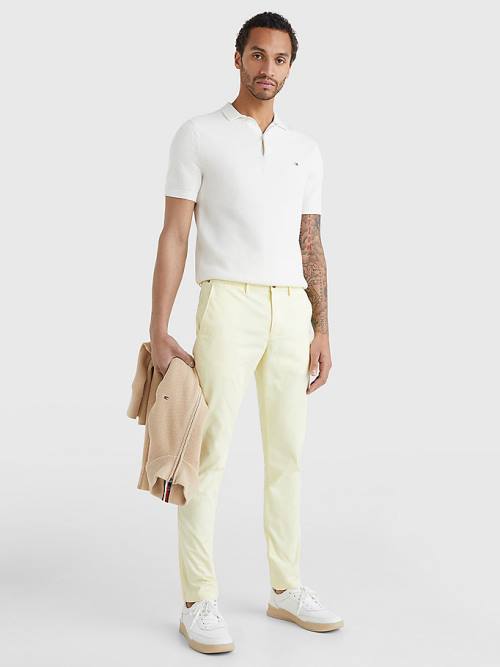 Tommy Hilfiger 1985 Essential Bleecker Slim Fit Chinos Pantolon Erkek Sarı | TH689XFB