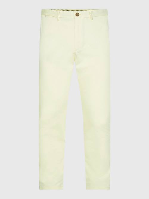 Tommy Hilfiger 1985 Essential Bleecker Slim Fit Chinos Pantolon Erkek Sarı | TH689XFB