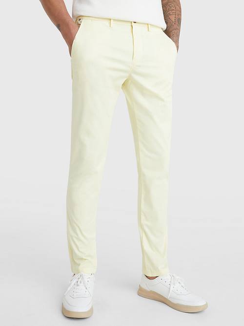 Tommy Hilfiger 1985 Essential Bleecker Slim Fit Chinos Pantolon Erkek Sarı | TH689XFB