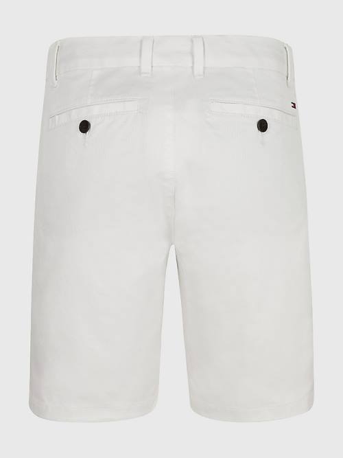 Tommy Hilfiger 1985 Essential Chino Shorts Pantolon Erkek Çocuk Beyaz | TH490PKE