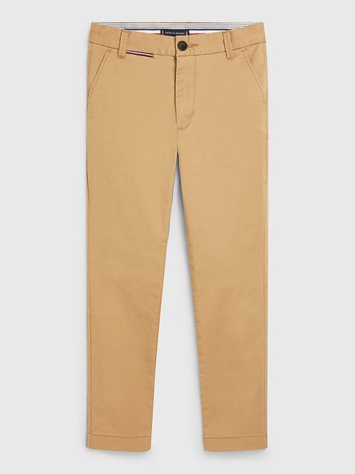 Tommy Hilfiger 1985 Essential Chinos Pantolon Erkek Çocuk Haki | TH697CMF