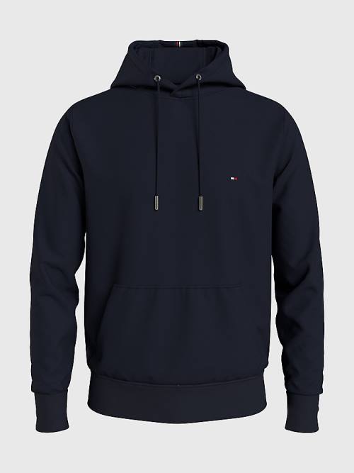 Tommy Hilfiger 1985 Essential Stretch Kapüşonlu Sweatshirt Erkek Mavi | TH834EZU