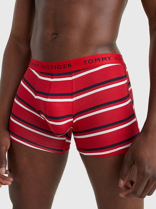 Tommy Hilfiger 3-Pack Essential Recycled Pamuklu Trunks İç Giyim Erkek Bej Rengi | TH426JNQ