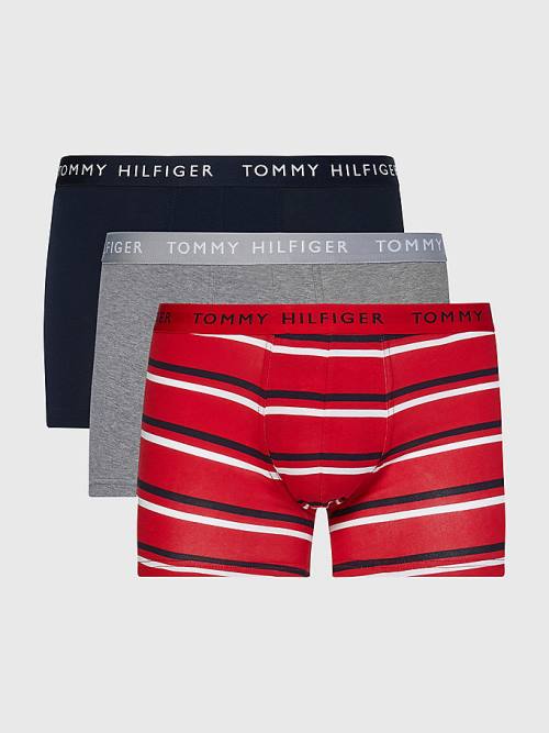 Tommy Hilfiger 3-Pack Essential Recycled Pamuklu Trunks İç Giyim Erkek Bej Rengi | TH426JNQ