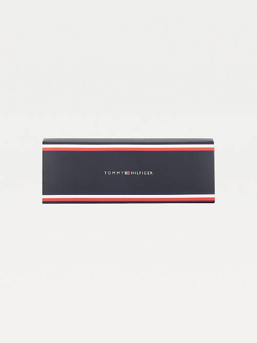 Tommy Hilfiger 3-Pack Gift Box Stripe Çorap Erkek Mavi | TH860ZSI