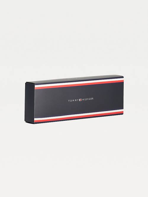 Tommy Hilfiger 3-Pack Gift Box Stripe Çorap Erkek Mavi | TH860ZSI