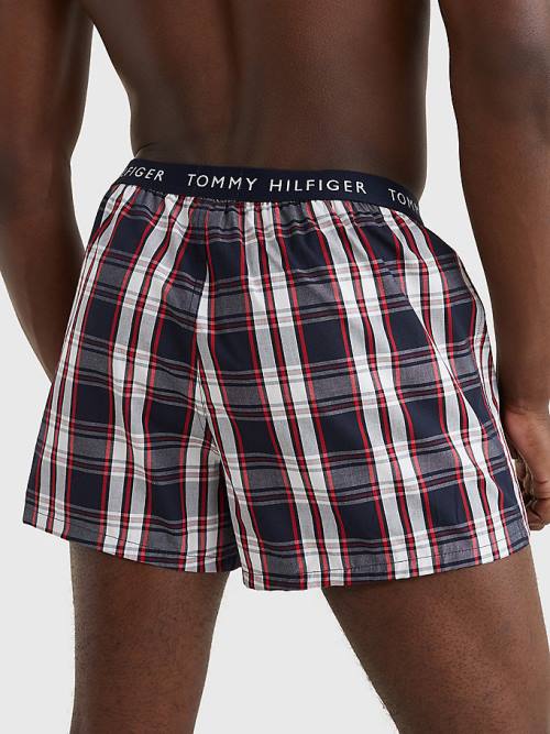 Tommy Hilfiger 3-Pack Logo Waistband Button Fly Boxers İç Giyim Erkek Turuncu | TH798HLG