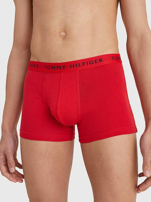 Tommy Hilfiger 3-Pack Logo Waistband Trunks İç Giyim Erkek Beyaz | TH105IEA