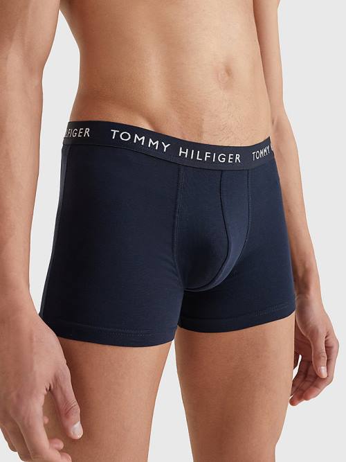 Tommy Hilfiger 3-Pack Logo Waistband Trunks İç Giyim Erkek Beyaz | TH105IEA